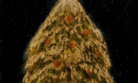 Weihnachten, das Meer und digitales Zeichnen